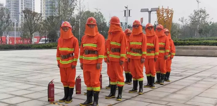 【金盛集团】金盛家居江东门广场组织消防安全演练，防范于未然